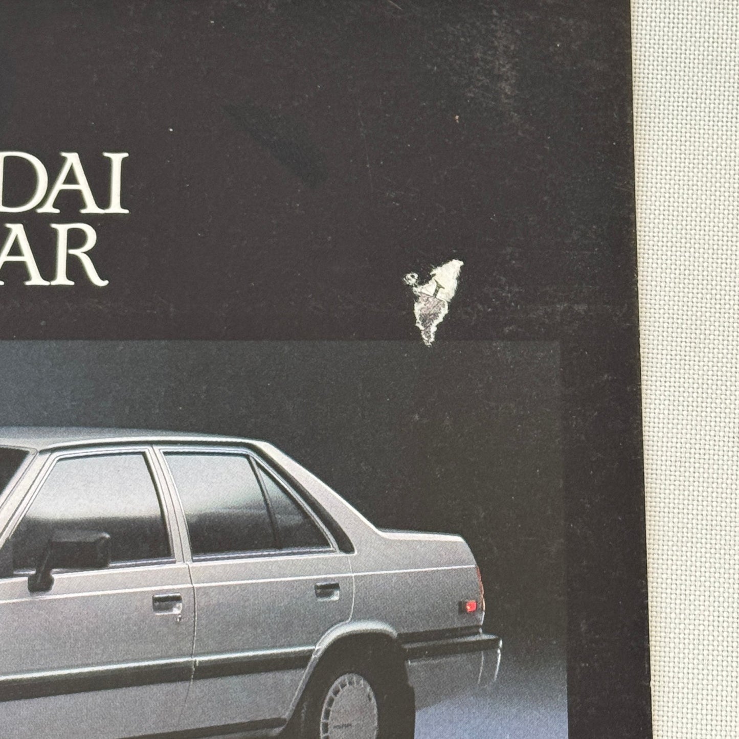 Vintage Hyundai Stellar Car Sales Brochure Folder Canadian Market