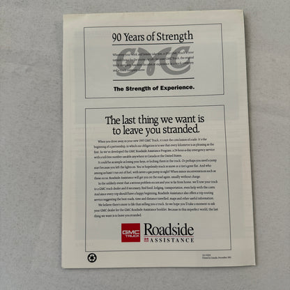 1993 GMC Truck Sales Brochure Catalog Sonoma Pickup Sierra Suburban Yukon Jimmy