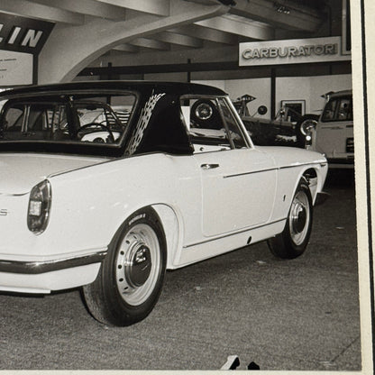 Innocenti S Car Automobile at Atuo Show Vintage Photo Photograph Print Lot 2x