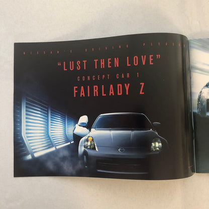 Nissan Tokyo Motor Show Brochure Catalog JDM Fairlady Z GT-R Concept + 2001