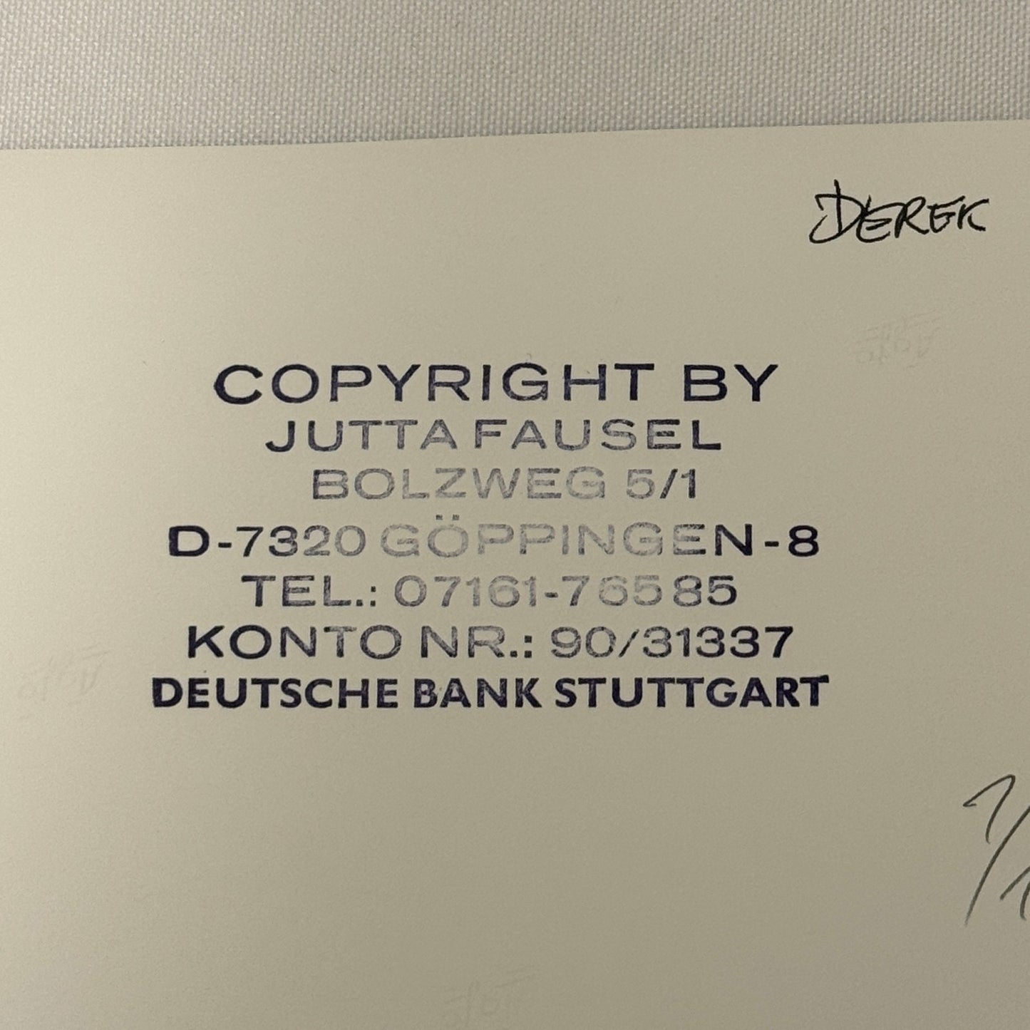 Vintage Racing Photo 1971 Rome Italy F2 Race Derek Bell Driver Motorsport