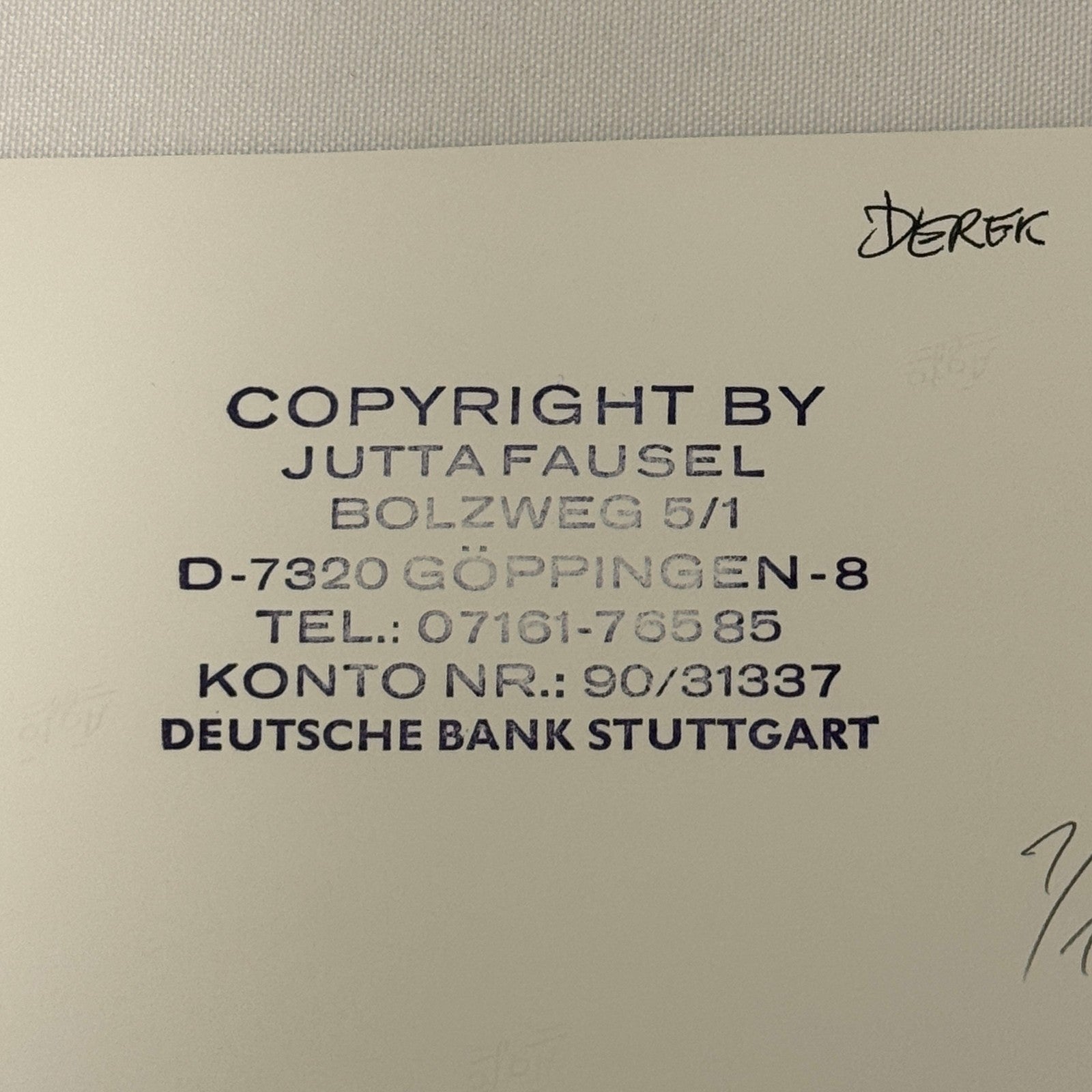 Vintage Racing Photo 1971 Rome Italy F2 Race Derek Bell Driver Motorsport