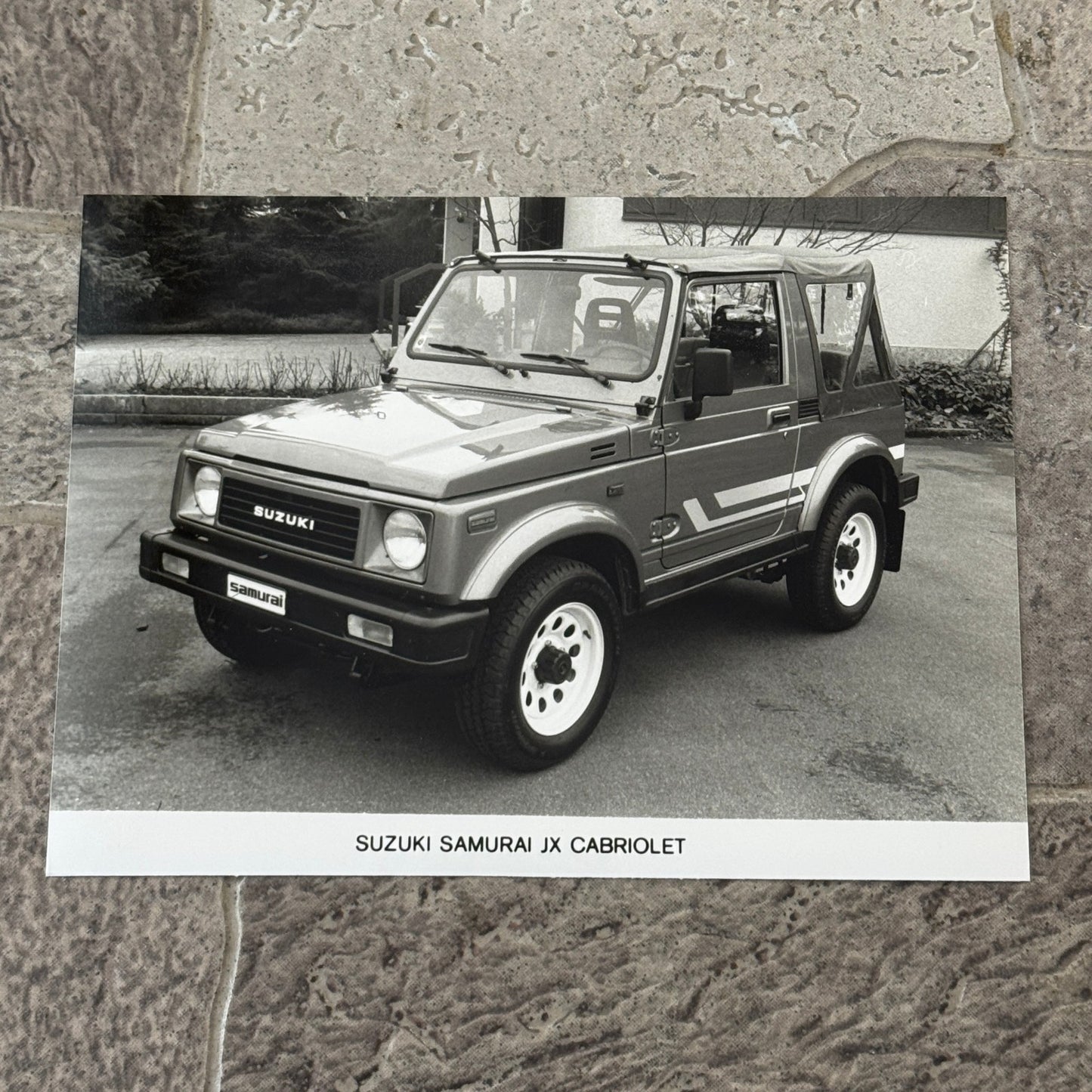 Suzuki Samurai JX Cabriolet Factory Press Photo Photograph Vintage