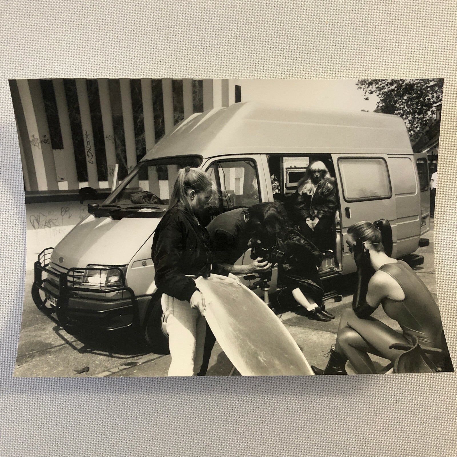 Ford Transit Van Press Photo Photograph Print - Model Amanda Masters Photo Shoot
