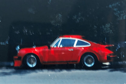 Porsche 911 Car 35mm Photo Slide Vintage 1981