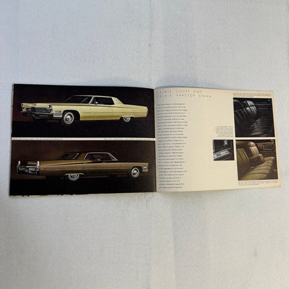 1968 Cadillac Car Sales Brochure Catalog Fleetwood Brougham Eldorado DeVille