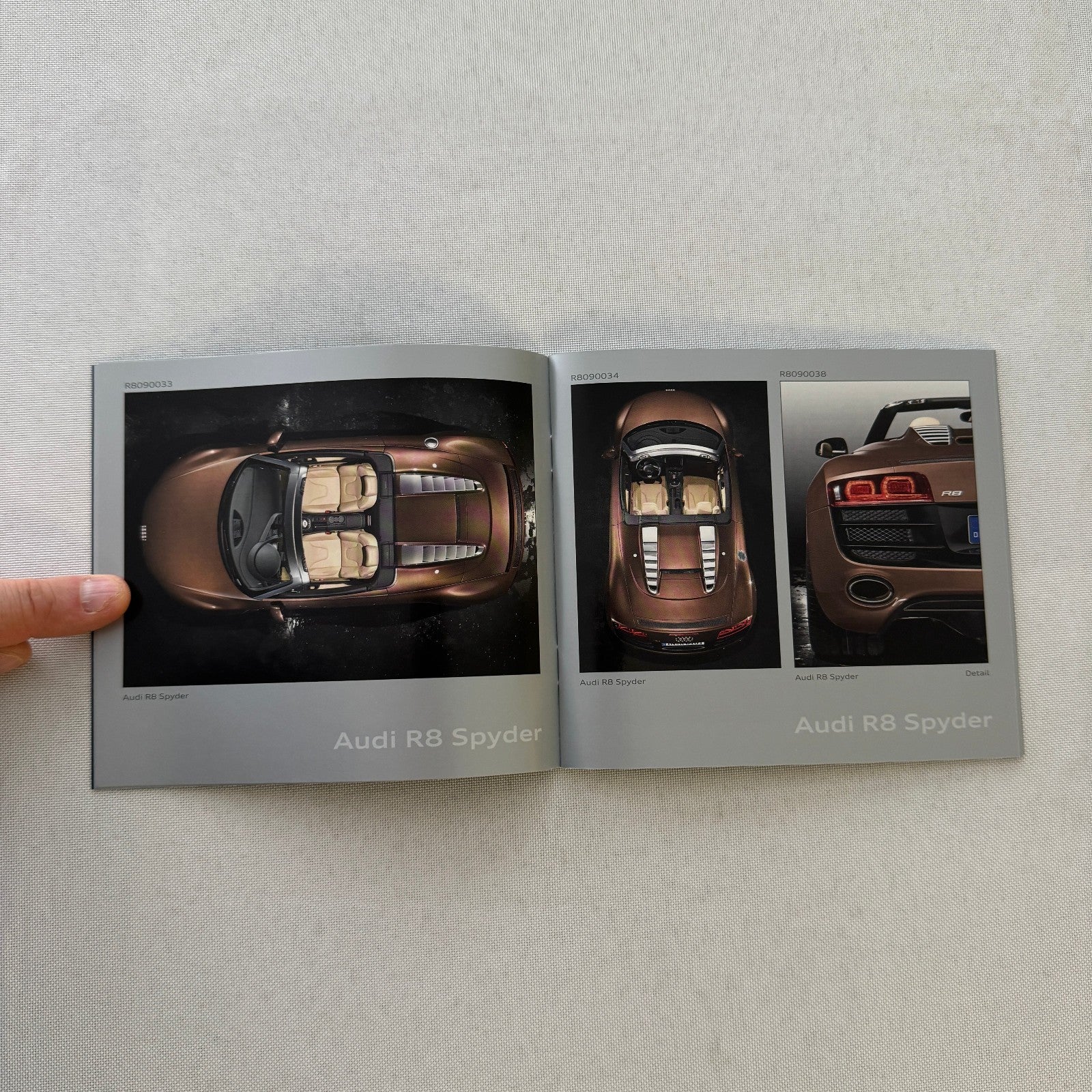 2009 Audi Factory Press Kit Photo CD Brochure Audi R8 Spyder S5 Sportback