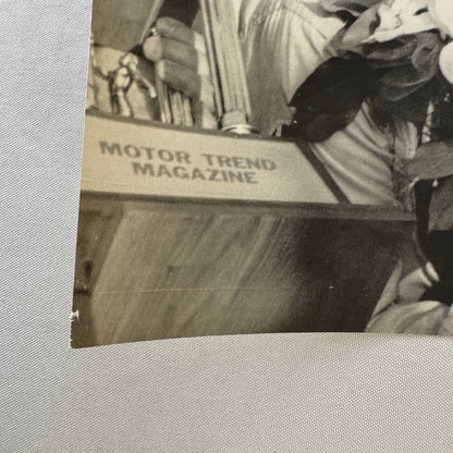 Vintage Racing Photo Dan Gurney Riverside Motor Trend 500 Race Win Kissing Wife