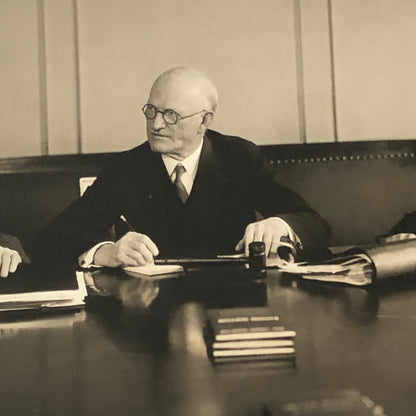 Press Photo Photograph Shipping Board Boardroom Meeting 1933 Underwood Photo