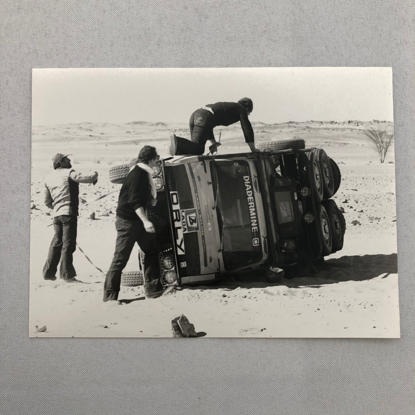 1980 Transafrica Rally Rallye Photo Photograph DPPI Truck Crash Wreck Africa