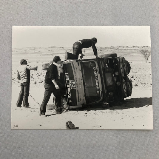1980 Transafrica Rally Rallye Photo Photograph DPPI Truck Crash Wreck Africa