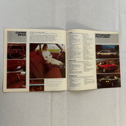 1979 Mercury Capri Car Sales Brochure Catalog Advertising Canadian