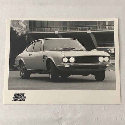 Fiat Dino Coupe Factory Press Photo Photograph 1970