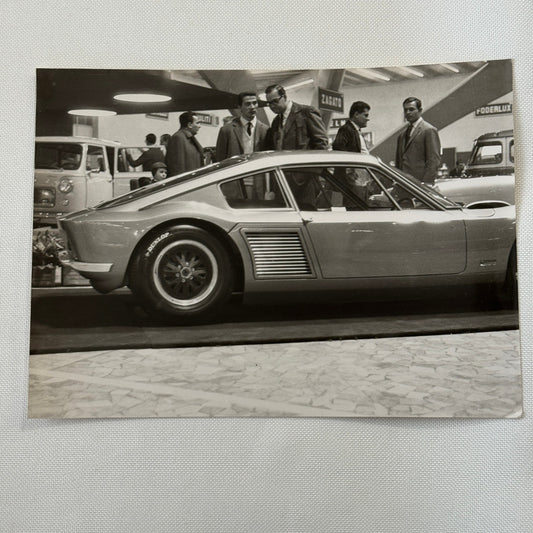 Vintage Concept Car Prototype Sports Car at European Autoshow Photo Photograph