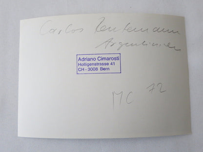Vintage 1972 Photograph Photo Grand Prix Driver Carlos Reutemann Boat Evinrude