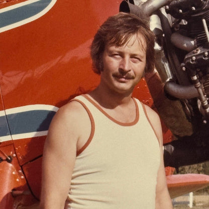 Vintage Aircraft Airshow Photo Large Aviation Photograph Aviation 1970s 1980s
