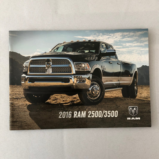 2016 Dodge Ram 2500 / 3500 Pickup Sales Brochure Catalog Outdoorsman Power Wagon