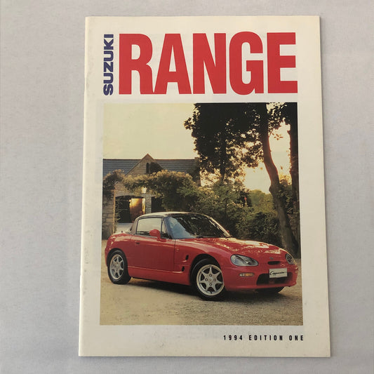1994 Suzuki Sales Brochure Catalog Capuccino Vitara Swift Samurai Supercarry