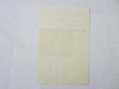 1922 Mclaughlin Motor Car Dealership Invoice Document Letter Form 