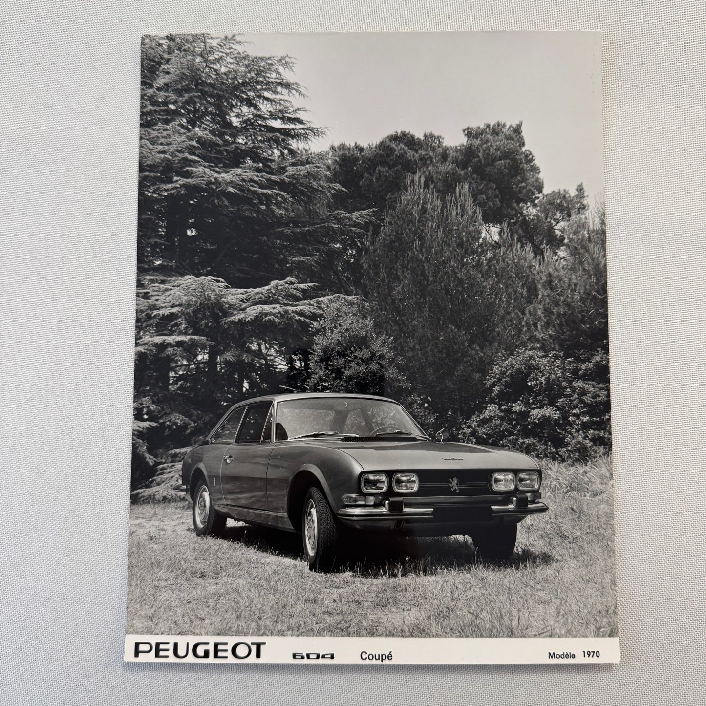 1970 Peugeot 504 Coupe Factory Press Photo Photograph Vintage