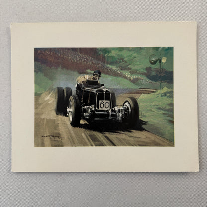 Raymond Mays Shelsley Walsh Hill Climb ERA Racing 1949 Illustration Print