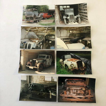 Vintage Daimler Barn Find Junk Yard Car Part Photo Photograph Lot of 52