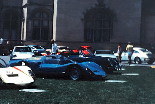 Porsche Car Show 35mm Photo Slide Vintage 1981