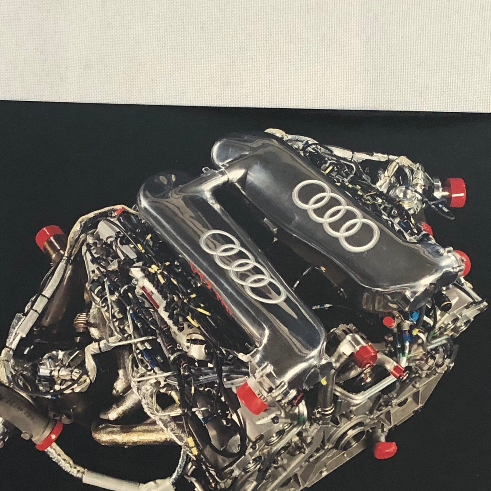 Audi R10 V12 TDI Racing Car Engine Factory Press Photo Photograph Print