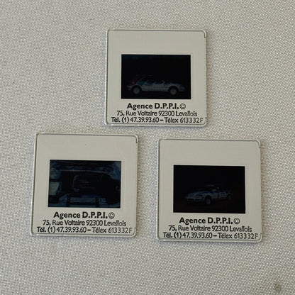 Mazda 323 Rallye Rally Racing 35mm Slide Photo Lot 3x DPPI Agency