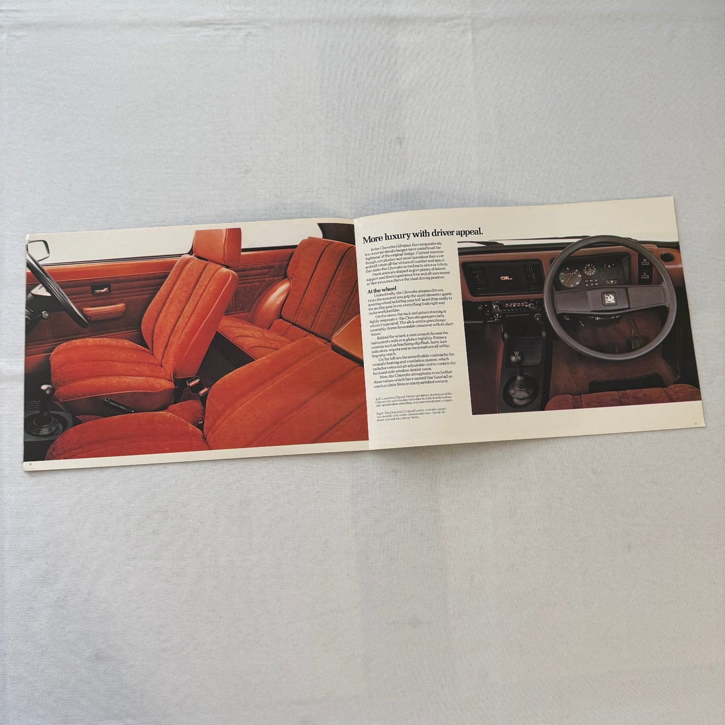 1982 Vauxhall Chevette Car Sales Brochure Catalog Advertising UK Market