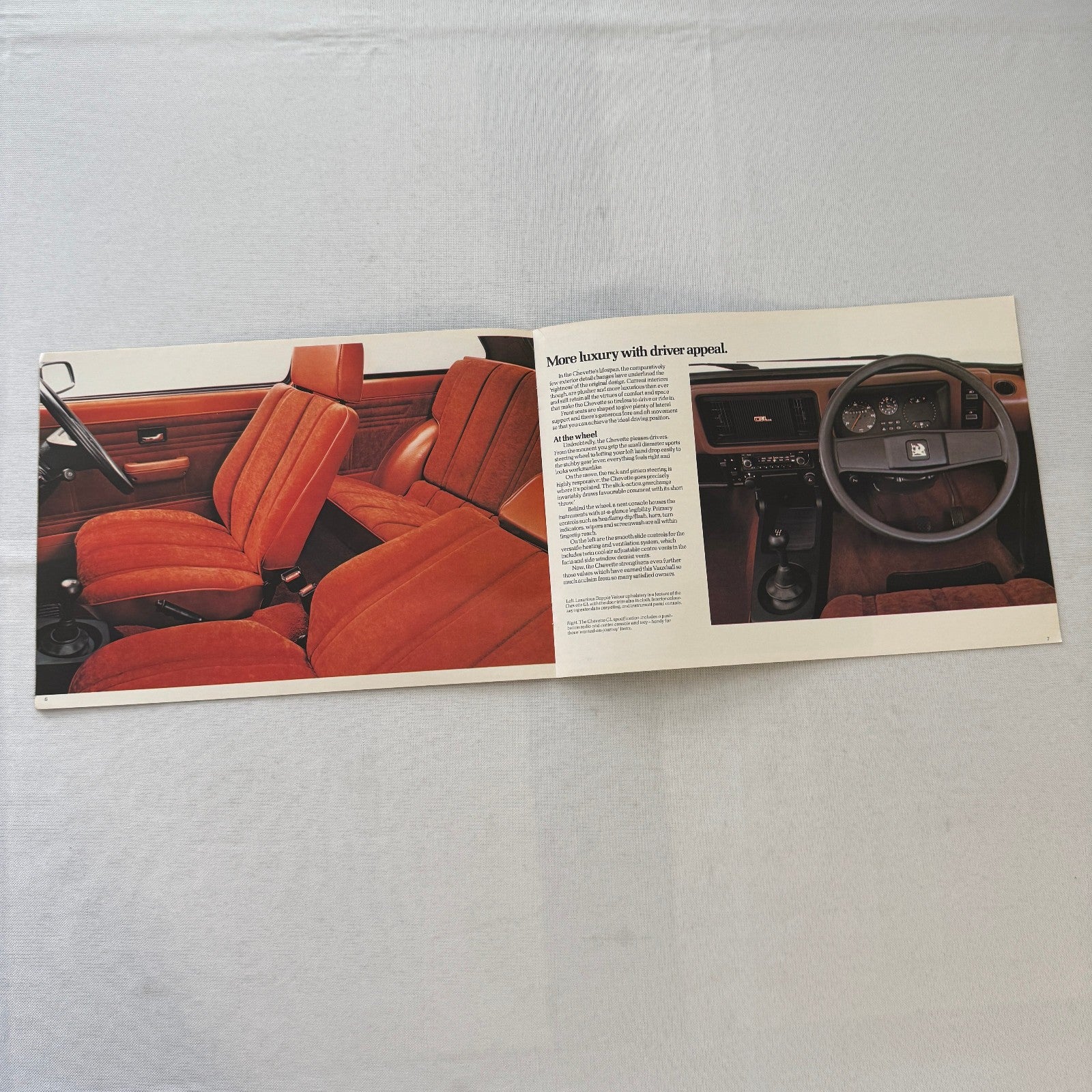 1982 Vauxhall Chevette Car Sales Brochure Catalog Advertising UK Market