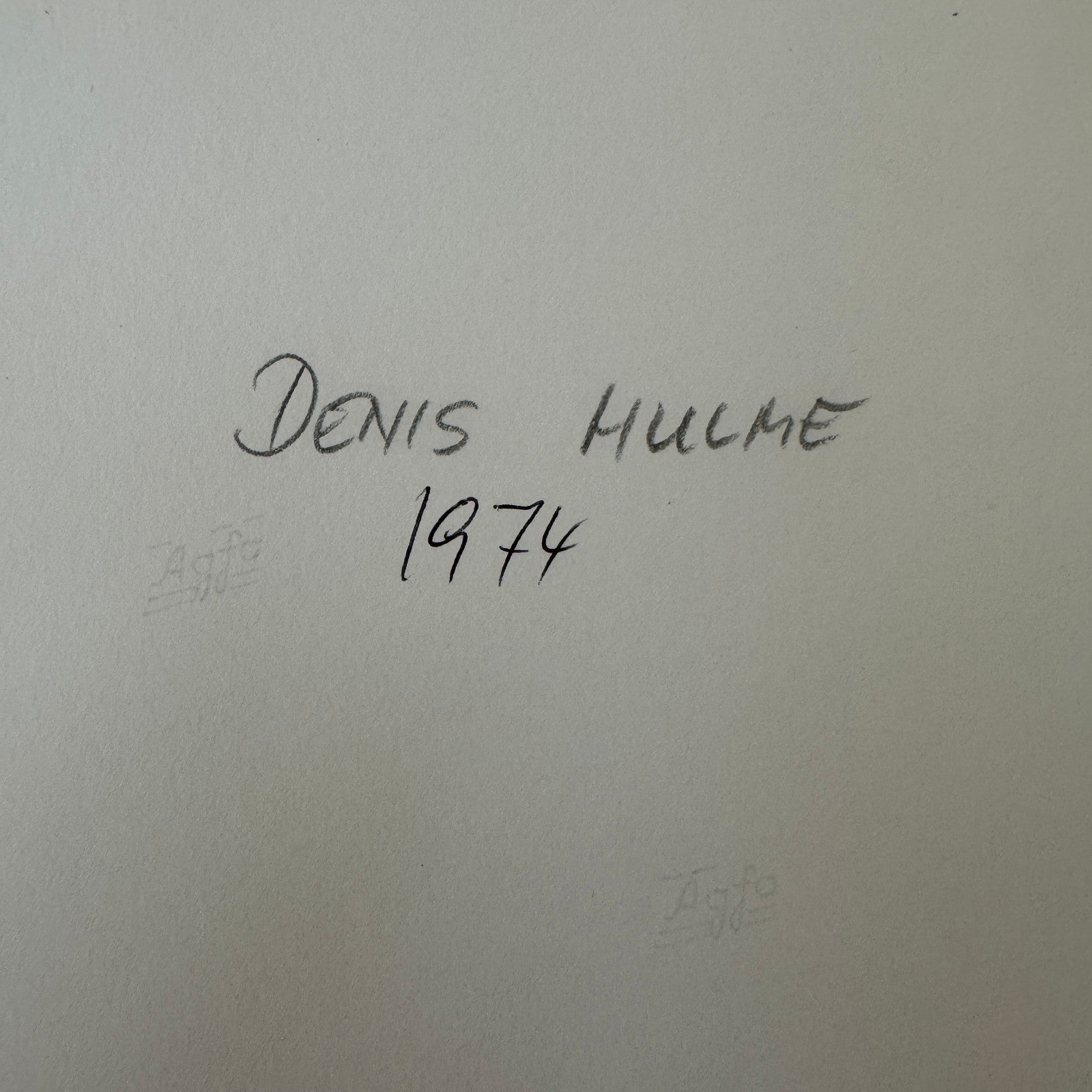 1974 Racing Driver Photo Denis Hulme Vintage Photograph F1 Formula 1