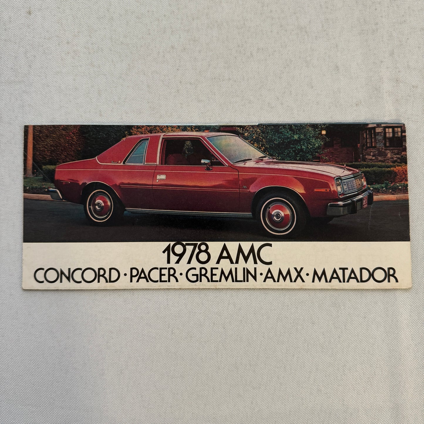 1978 American Motors AMC Sales Brochure Concord Pacer Gremlin AMX Matador