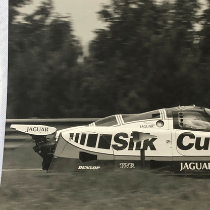 Vintage Jaguar Silk Cut Racing Car Photo Photograph