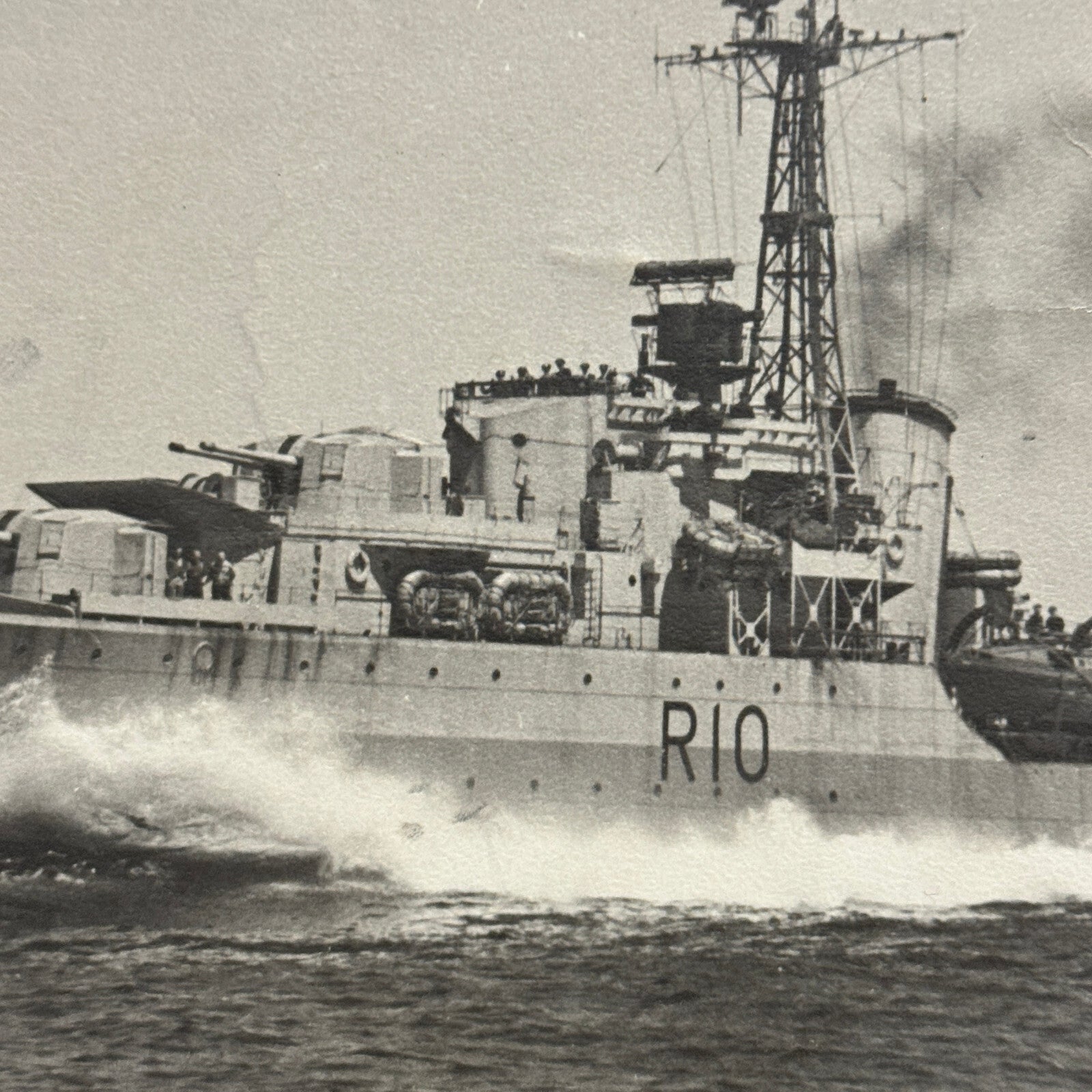 Military Ship Photo Photograph Boat Vintage HMCS MICMAC ?