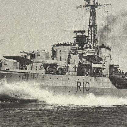 Military Ship Photo Photograph Boat Vintage HMCS MICMAC ?