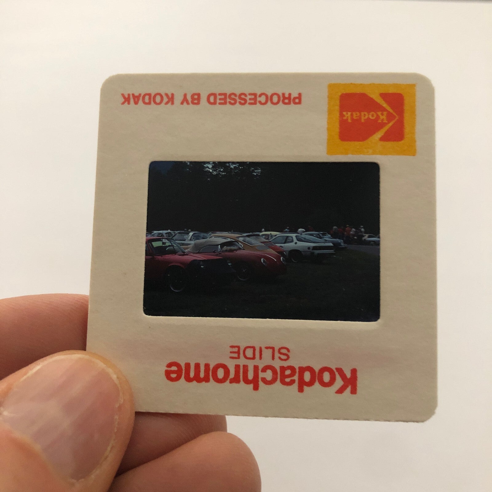 Porsche Car Show 35mm Photo Slide Vintage 1981 Porsche 911 356 +