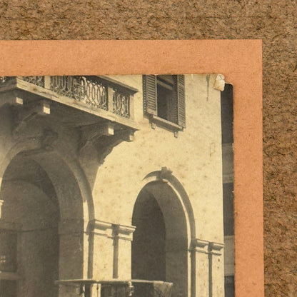 Vintage Photograph Photo People with Early Automobile Car