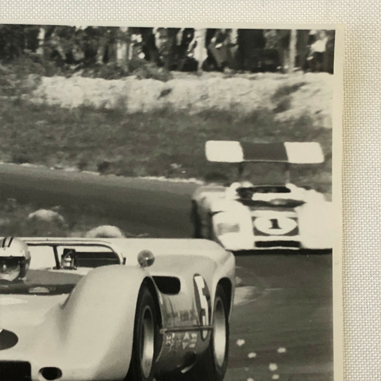 Vintage 1967 Can Am Racing Photo Photograph Denny Hulme McLaren CanAm 