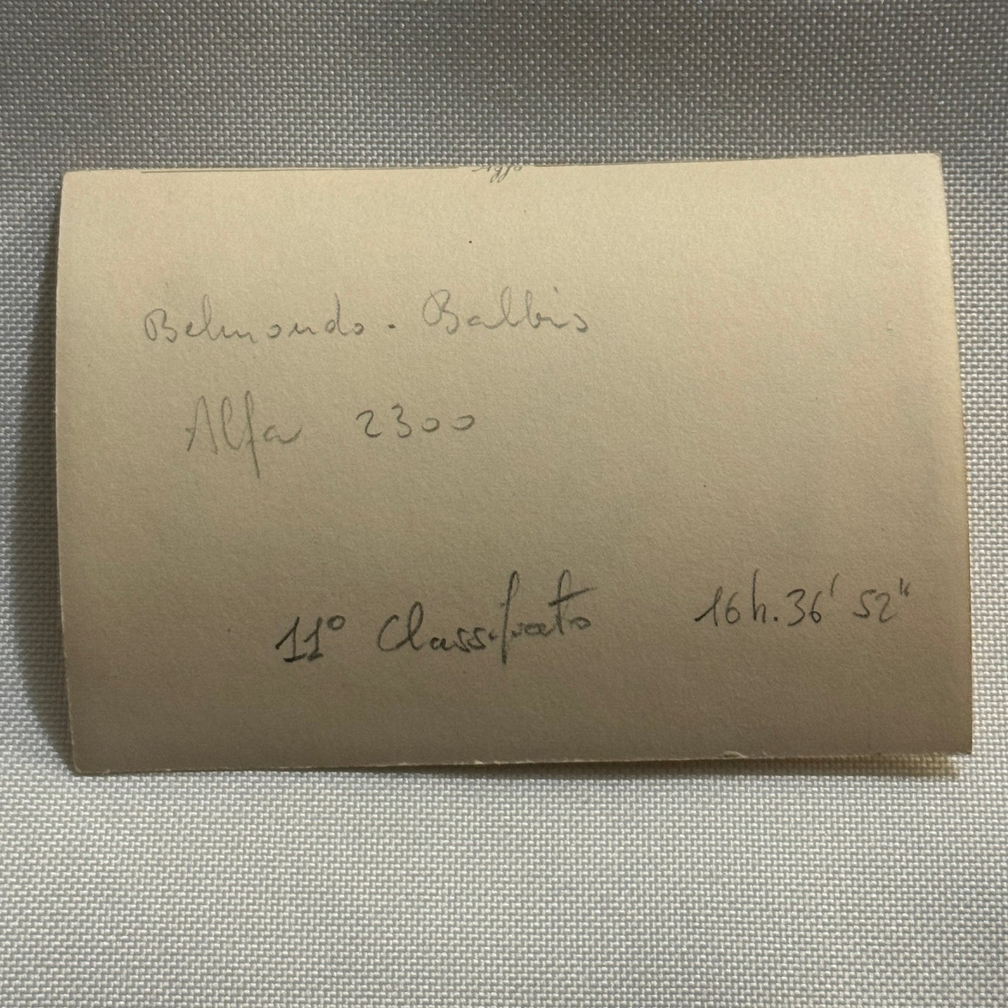 Alfa Romeo 2300 Photo Photograph Print Automobile Rallye Rally Racing