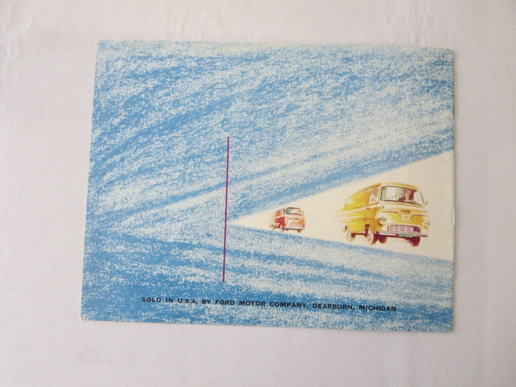 1958 ? Thames 800 Commerical Van & Truck Brochure Freighter + Vintage 