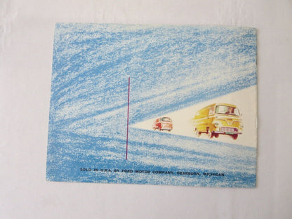 1958 ? Thames 800 Commerical Van & Truck Brochure Freighter + Vintage 