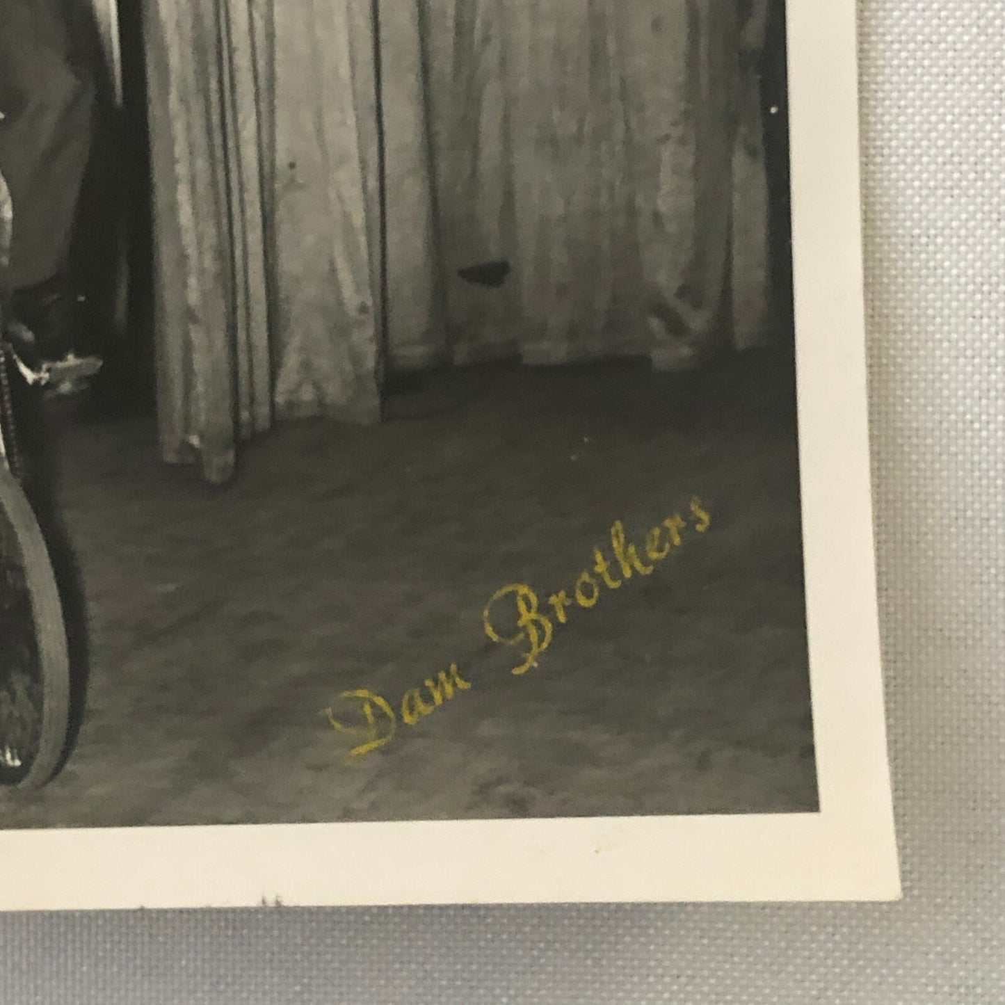 Circus Performer Unicycle Balancing Act Photo Photograph Dam Brothers Vintage