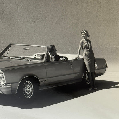 1965 Pontiac GTO Tempest LeMans Convertible Car Photograph with Caption