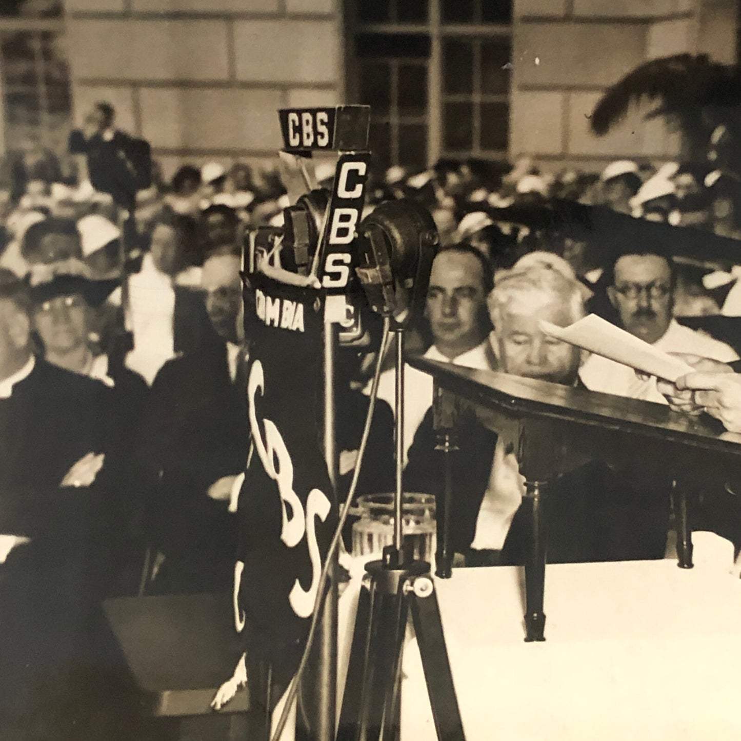 Press Photograph Photo Postmaster General James A Farley Building Dedication