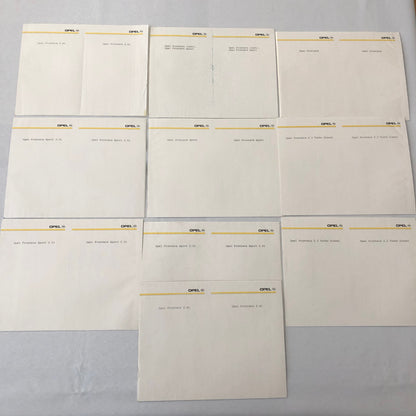 Opel Frontera SUV Truck Factory Press Photo Photograph Lot of 10 Sport +