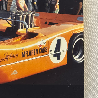 Bruce McLaren Racing Driver 1968 CanAm Laguna Seca Photo Photograph Modern Print