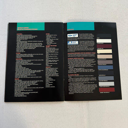 Merkur Scorpio Car Sales Brochure Catalog Advertising
