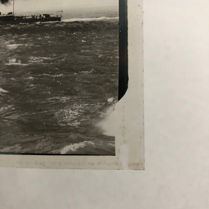 Early Military Navy Ship Boat WW1 World War 1 Glass Plate Lantern Slide