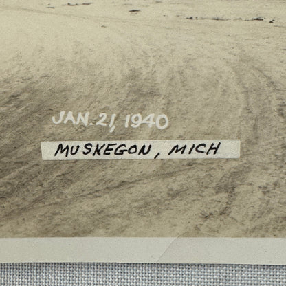 Muskegon Michigan Wolverine Express Truck Building Company Photo Photograph